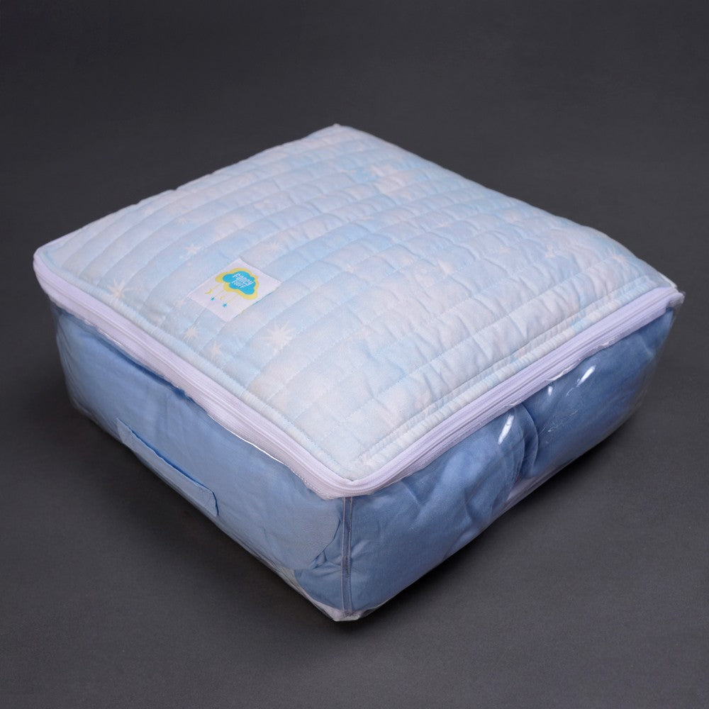 Blue Organic Cotton Storage Bag