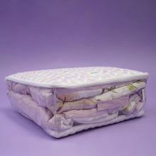 Load image into Gallery viewer, Purple Chevron Organic Cotton Storage Bag

