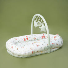 Load image into Gallery viewer, Green Woodland Organic Baby Cocoon
