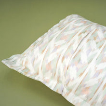 Load image into Gallery viewer, Green Woodland Organic Rectangle Pillow
