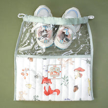 Load image into Gallery viewer, Woodland Organic Cotton Shoe Bag
