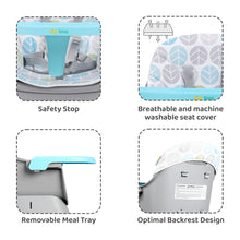 Load image into Gallery viewer, Grey 6 In 1 Multifunction Baby High Chair
