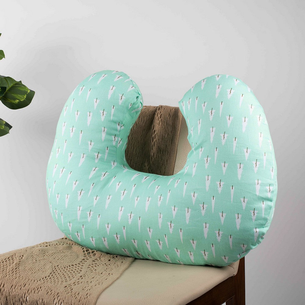 Green Pines Theme Feeding Pillow