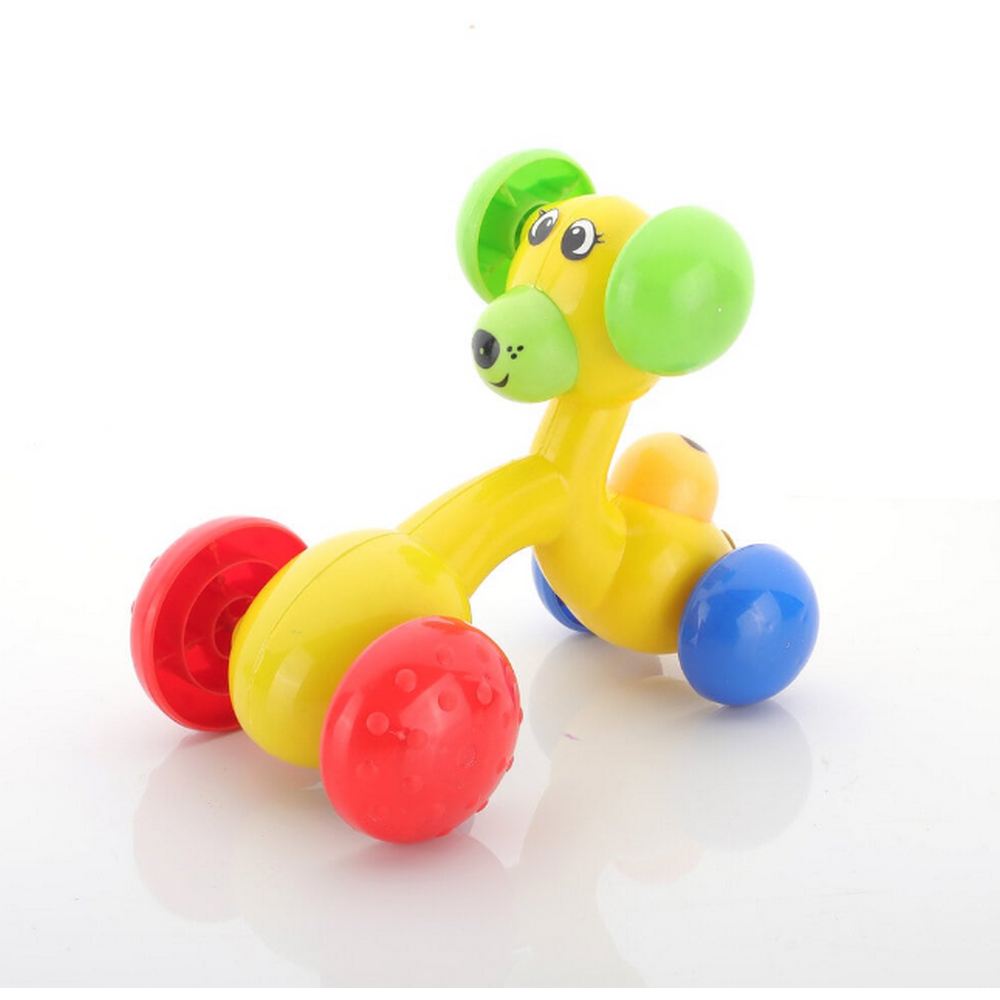 Multicolor Friction Dog Toy