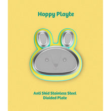 Load image into Gallery viewer, Hoppy Playte Anti Skid Stainless Steel Divided Plate
