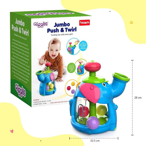 Jumbo Push & Twirl Toy