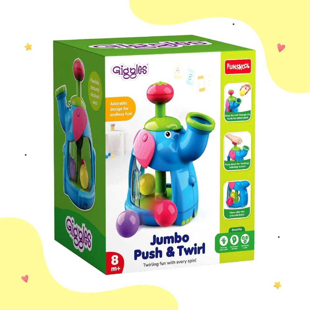 Jumbo Push & Twirl Toy