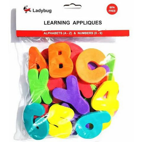 Learning Alphabets And Numbers Appliques