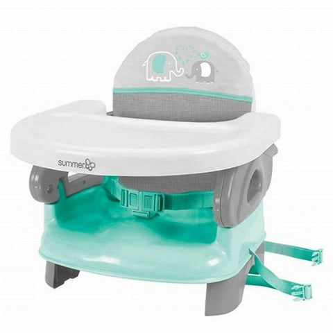 Grey Deluxe Folding Booster Seat