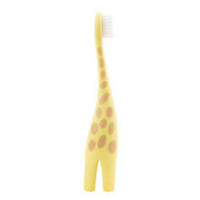 Load image into Gallery viewer, Yellow Giraffe Theme Toothbrush
