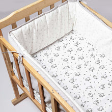 Load image into Gallery viewer, White Counting Sheep Theme Crib Bedding Set
