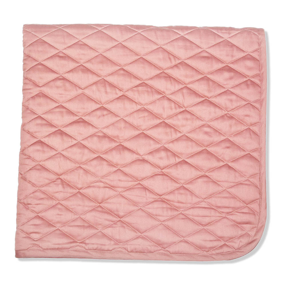 Mauve Organic Cotton Quilted Playmat