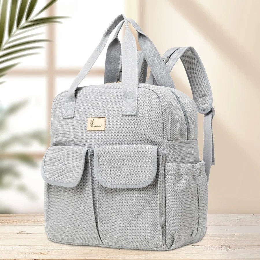 Grey Caramello Breezy Diaper Bag