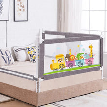 Load image into Gallery viewer, Grey Bed Rail For Baby Easy Install, Anti-Fall Safeguard For Toddler Safety
