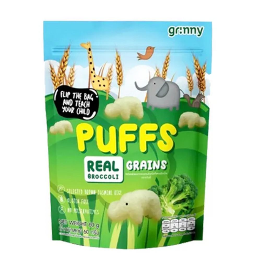 Puffs Real Grains Broccoli - 60g