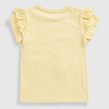 Load image into Gallery viewer, Yellow Frill Layered Sleeves Top
