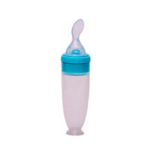 Load image into Gallery viewer, Blue &amp; Pink Mr.Bear Silicone Squeeze Feeder With Anti-Bacterial Storage Case – 150 ml
