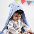 Blue Bunny Hooded Towel