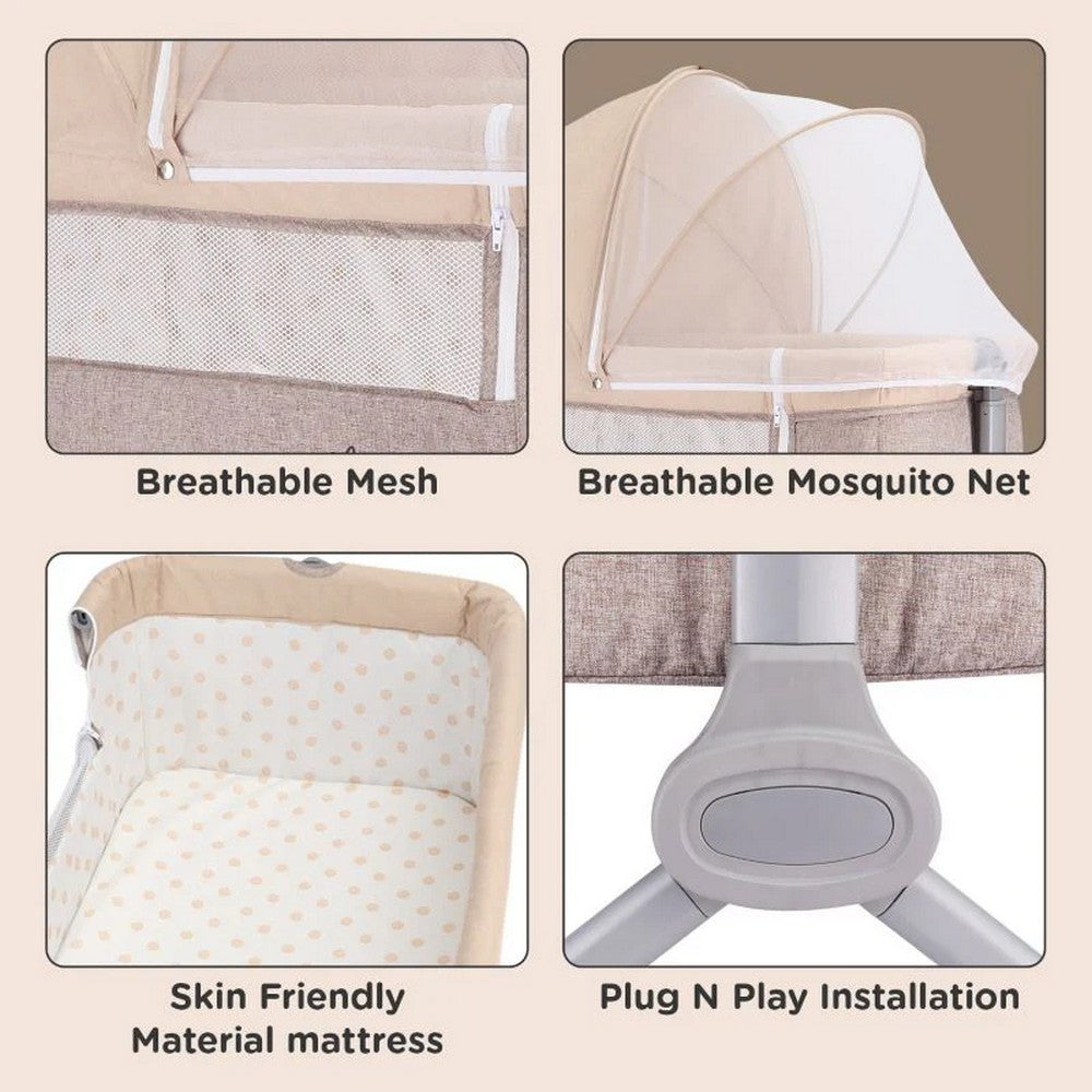 Beige Little Baby Cot