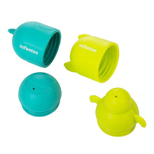 Load image into Gallery viewer, Green Silicone Bath Toy Set Of 2
