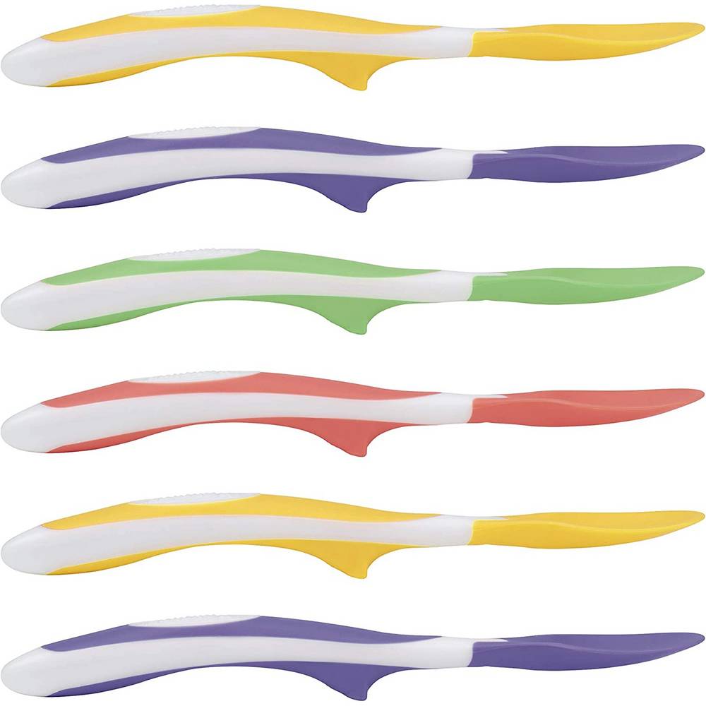 Soft Tip Silicone Spoons - Pack Of 6