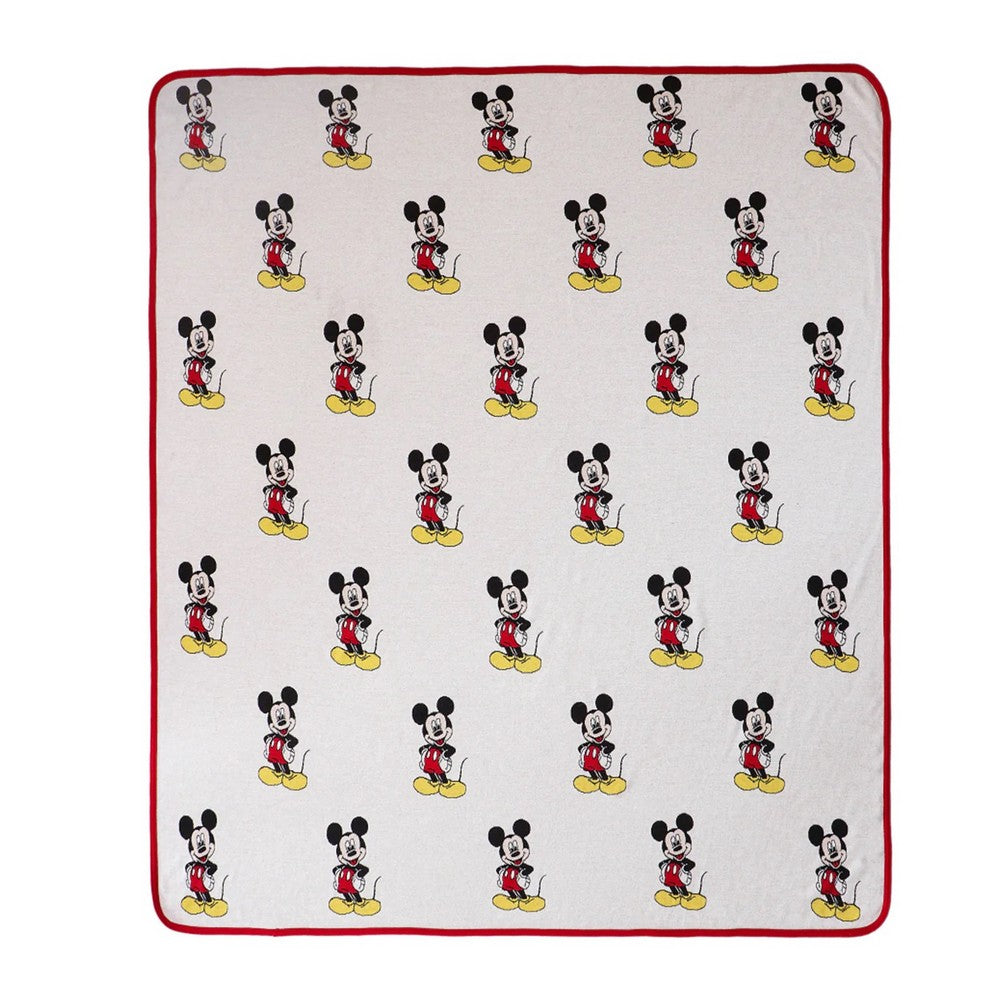 Mickey Mouse Cotton Knitted Ac Blanket