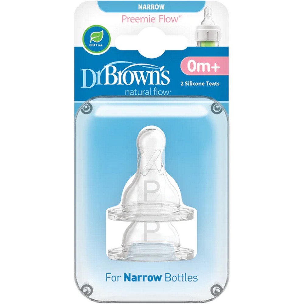 Preemie Flow Narrow Nipple - Pack Of 2