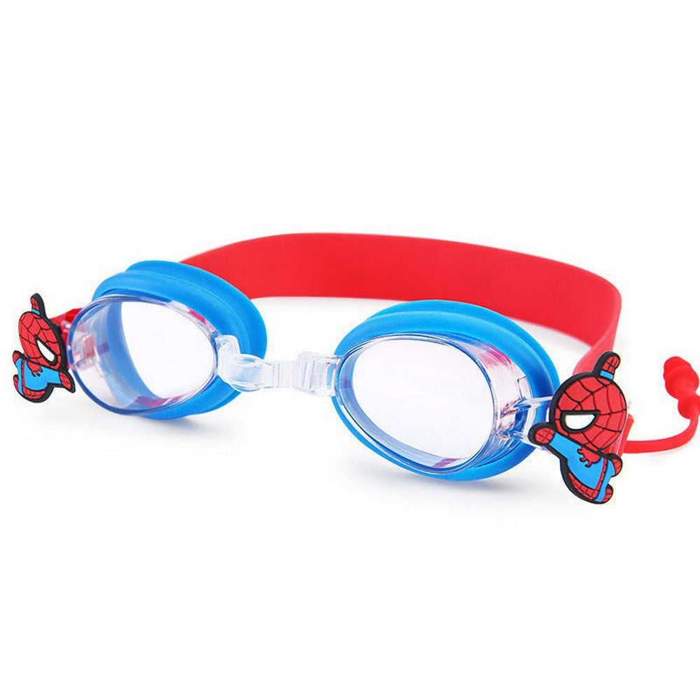 Blue Spiderman Theme Swimming Goggles
