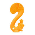 Orange Squirrel Silicone Teether