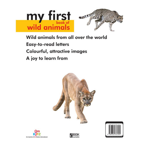 My First Book Of Wild Animals Board Book