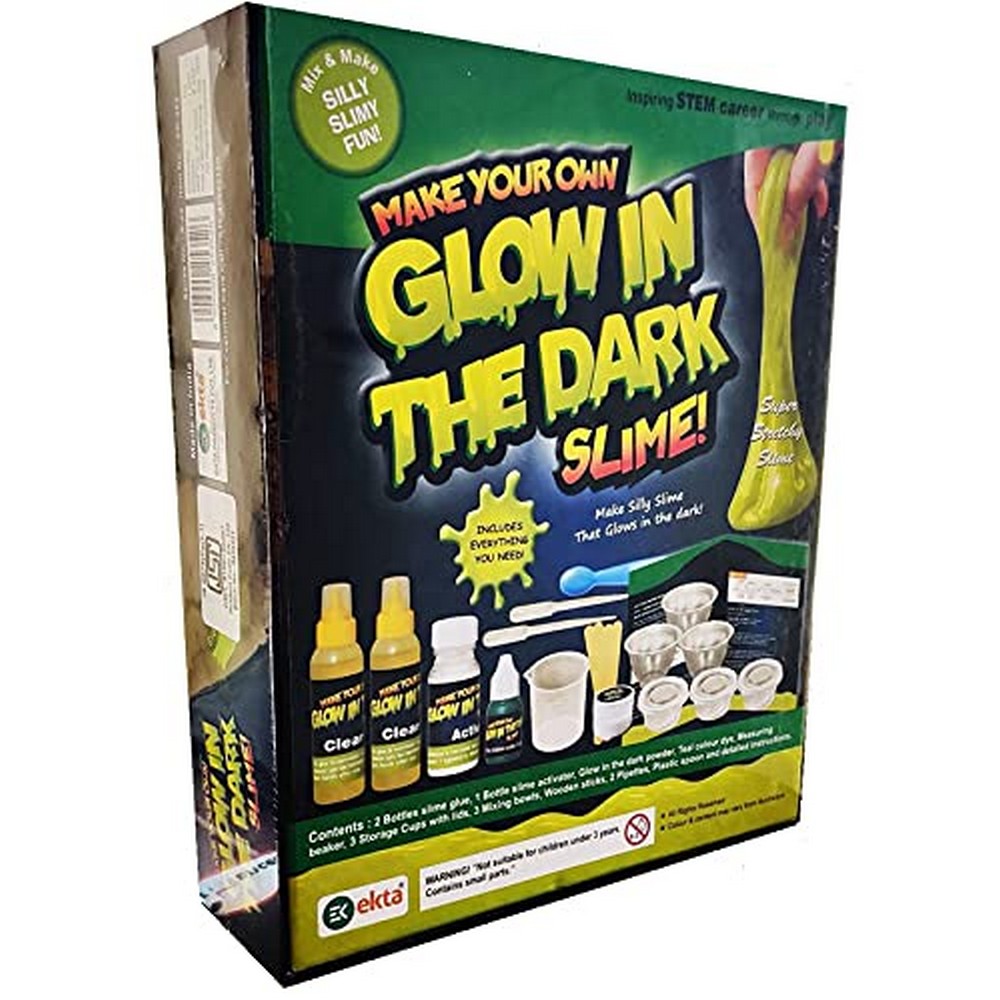 Make Your Own Glow In The Dark Slime Lab