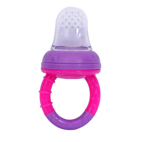 Pink Silicone Fruit Feeder