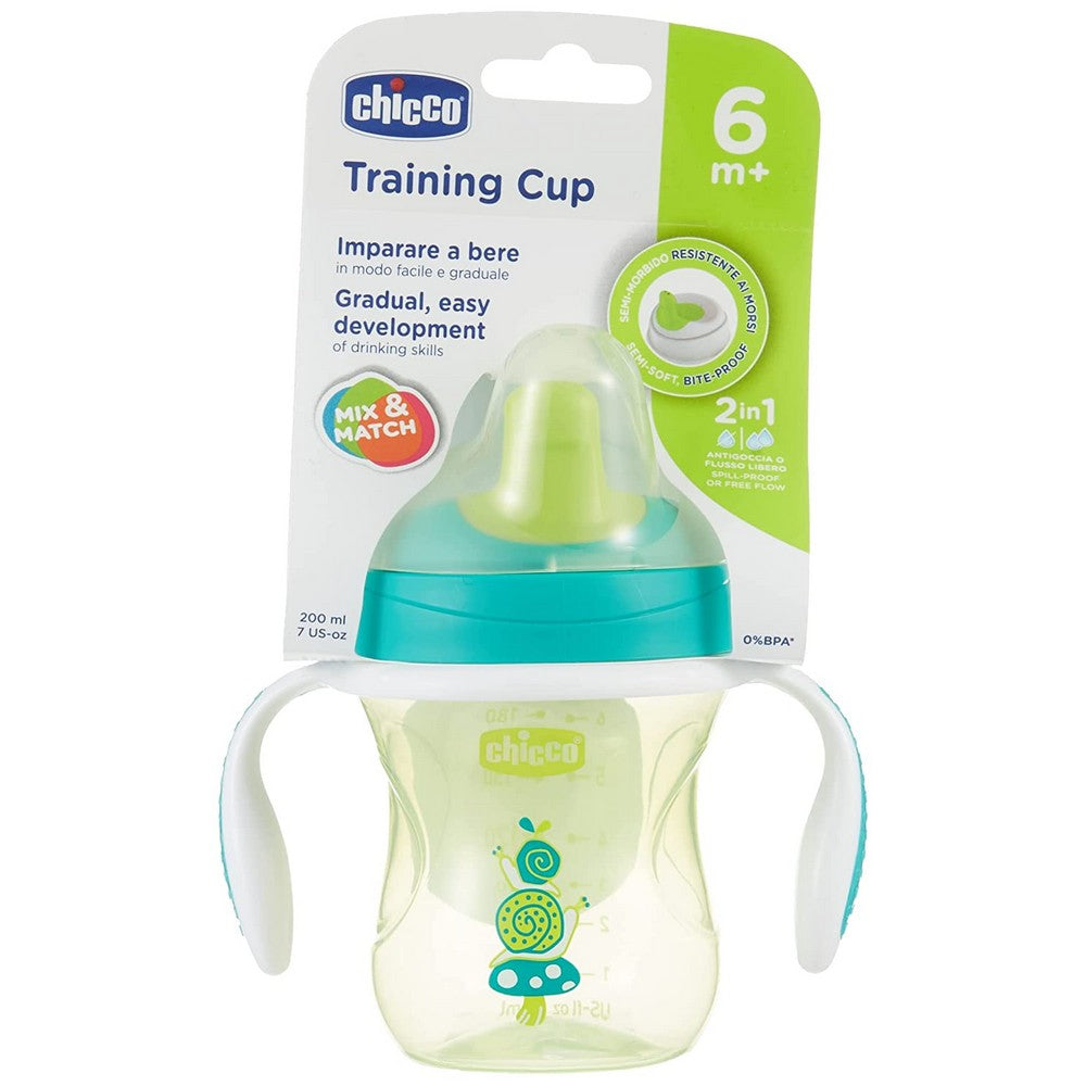 6months+ 2 In 1 Training Sipper Cup - 200ml (Print May Vary)
