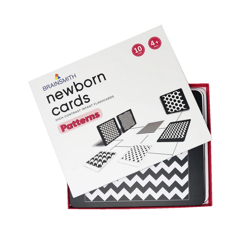 Brainsmith Patterns Newborn High Contrast Flash Cards-10 Cards