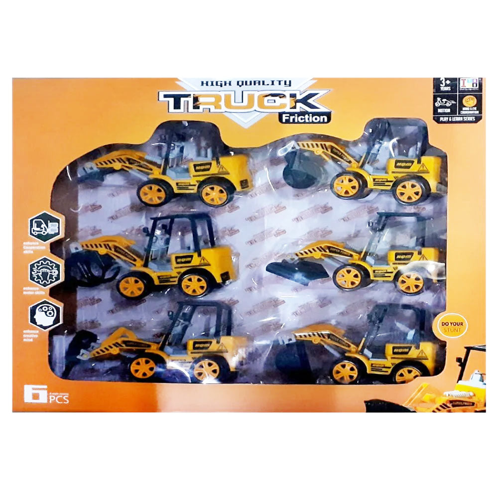 Construction Vehicles Toy Truck Pack of 6