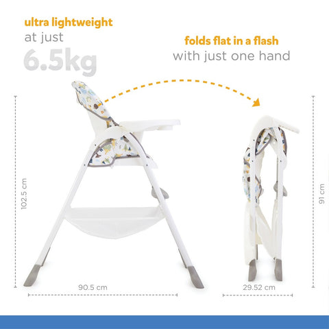 Joie Mimzy Snacker Highchair- Alphabet