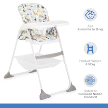 Load image into Gallery viewer, Joie Mimzy Snacker Highchair- Alphabet
