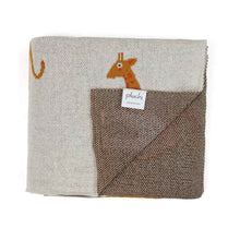 Load image into Gallery viewer, Wild Safari Natural &amp; Cotton Knitted Throw Ac Blanket
