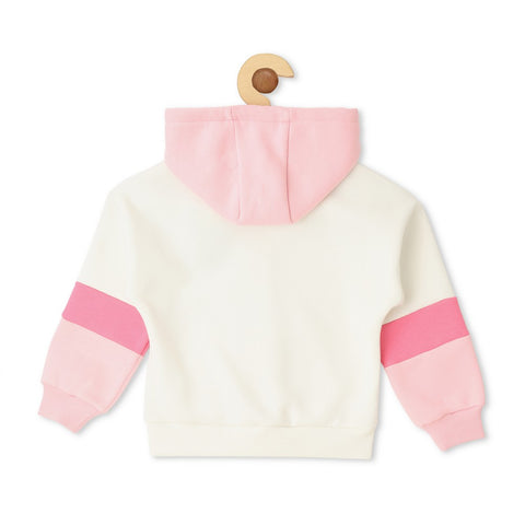 Pink Hooded Zip-Up Hoodies
