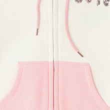 Load image into Gallery viewer, Pink Hooded Zip-Up Hoodies
