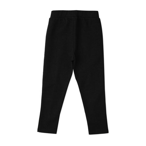 Black Straight Fit Trousers