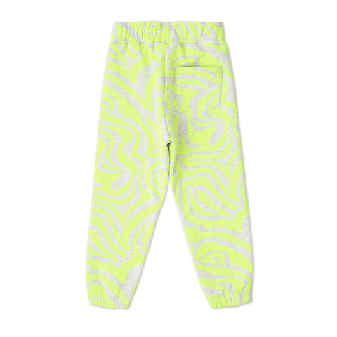 Green Abstract Printed Trousers