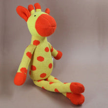 Load image into Gallery viewer, Giraffe Knitted Cuddly Buddy Soft Toy
