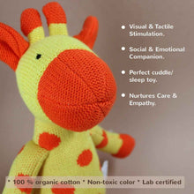 Load image into Gallery viewer, Giraffe Knitted Cuddly Buddy Soft Toy

