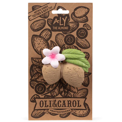 Aly The Almond Natural Rubber Teether