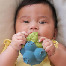 Load image into Gallery viewer, Jerry The Blueberry Natural Rubber Teether
