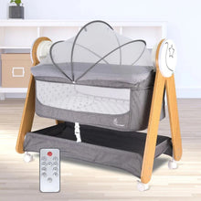 Load image into Gallery viewer, Lullabies Woodsy Electric Cradle For Babies
