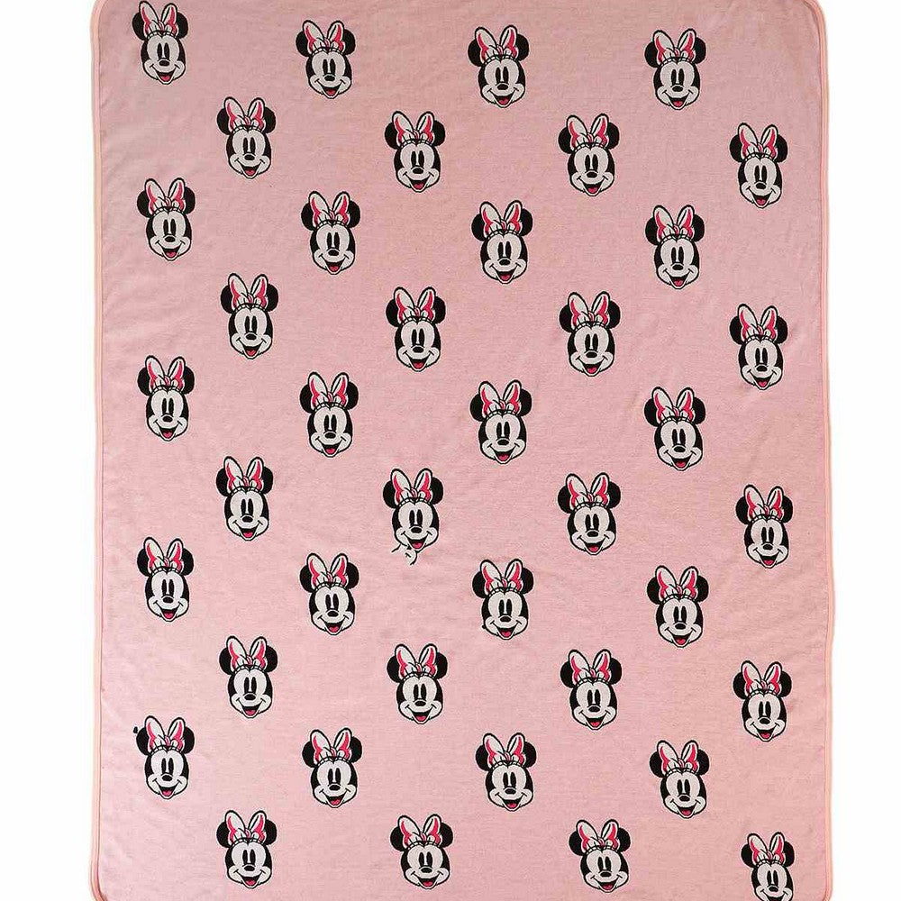 Minnie Love Disney Cotton Knitted  Ac Blanket