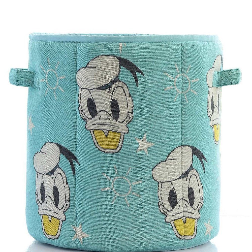 Donald Duck Cotton Knitted Large Basket