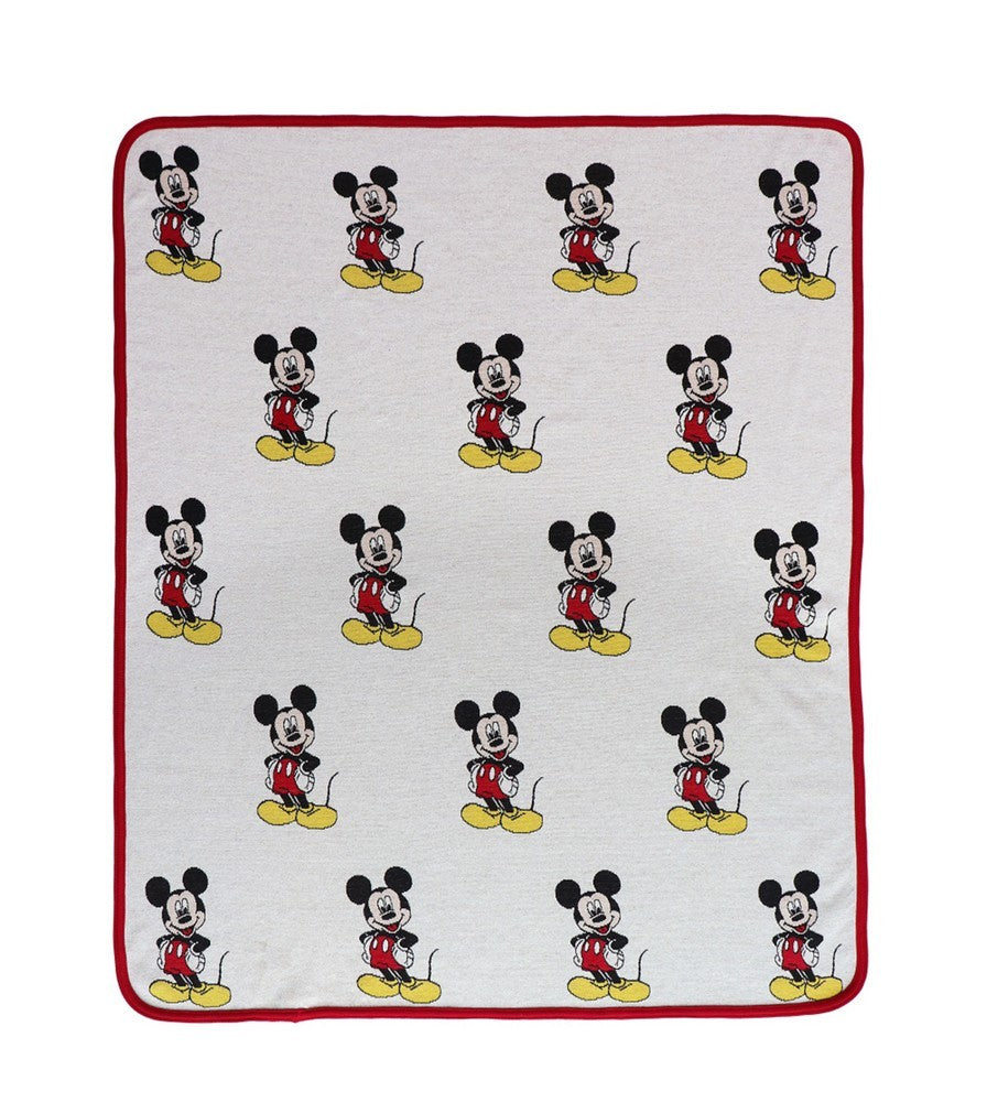 I Love Mickey Mouse Disney Cotton Knitted AC Blanket For Baby